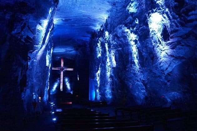 Bogota Day Tours, see the blue cathedral in Bogota, Columbia.