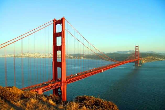San Francisco day trips. The Golden Gate Bridge.