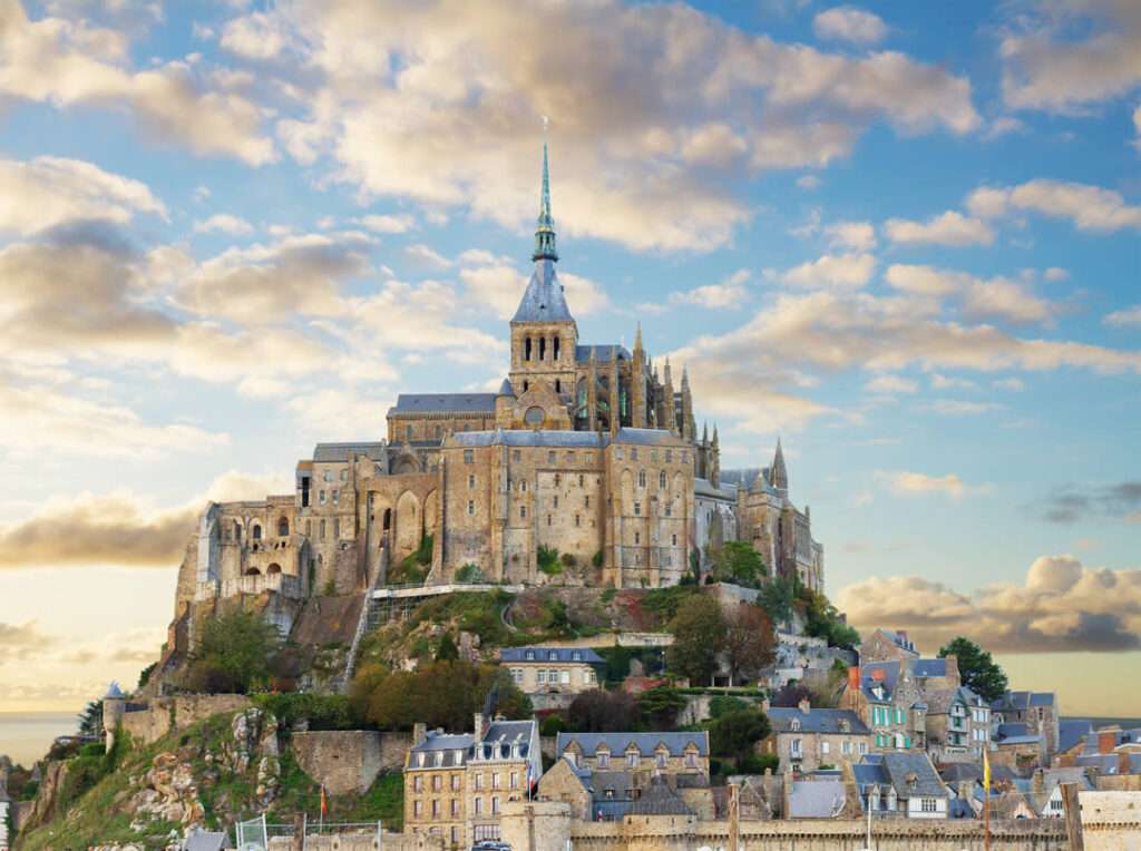 Historic Mont St. Michel from Paris