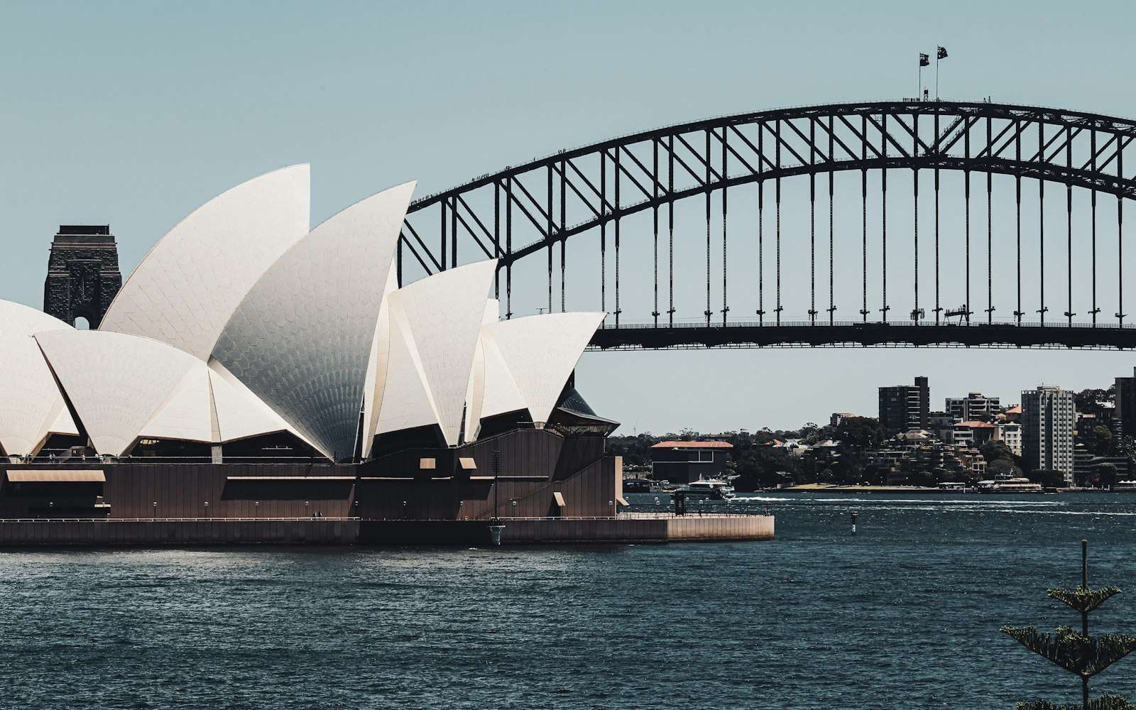The Sydney Opera House and Harbour Bridge